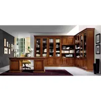 AEA Klassiek bureau, kantoormeubilair, houten meubels, bruin, tafel, meubels, kantoor
