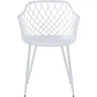 En.casa Eetkamerstoel set van 2 Kangasniemi 82x56x52 cm wit