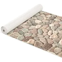 ANRO Badmat Meerkleurig 65x140 cm - Antislip - Sneldrogend