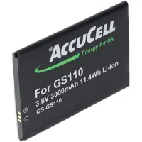 AccuCell Accu geschikt voor Gigaset GS110, lithium-ion, 3.8V, 3000mAh, 11.4Wh