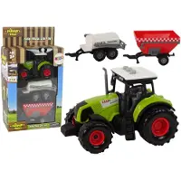 Leantoys Boerentractorset + 2 landbouwmachines Landbouwtruckset