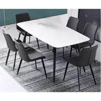 AEA Marmor Ess Tisch Designer Wohn Tische Küche Italienische Möbel Zimmer Metall