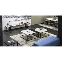 AEA Beistell Tische Couch Tisch Sofa Wohn Zimmer Klassiker SET Marmor 2x Design