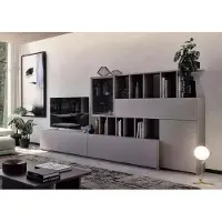 AEA Wohnwand Schrank TV-Schrank Wohnzimmer-Set Anbau Wand Wohnwände Schrankwand
