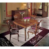 AEA Komplett Set Esstisch 4x Stühle Esszimmer Set Ess Gruppe Holz Tisch 5tlg