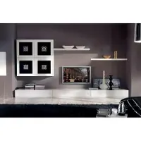 AEA Moderne Wohnwand Set Sideboard Wohnzimmer Wandschrank Einrichtung