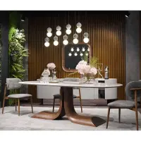 AEA Esszimmer Esstisch 4x Stühle Luxus Komplett Set 4tlg Ess Gruppe Holz Tisch
