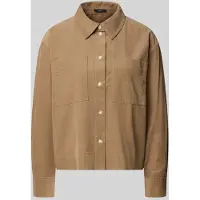 Opus Regular fit blouse met lange mouwen van puur katoen model 'Fronna'