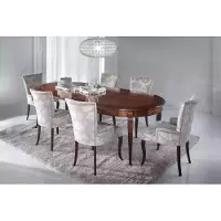 AEA Design Esszimmer Set 5tlg. Möbel Stuhlgruppe Tisch 4x Stühle Garnitur