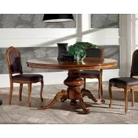 AEA Komplett Set Esstisch 4x Stühle Esszimmer Set Ess Gruppe Holz Tisch 5tlg