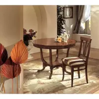 AEA Komplett Set Esstisch 4x Stühle Esszimmer Set Ess Gruppe Holz Tisch 5tlg