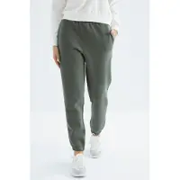 Tommy Life Dames Hoge Taille Fleece Joggingbroek