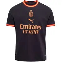 Puma AC Milan 26/27 authentiek derde voetbalshirt voor Heren, Grijs/Rood, Maat M