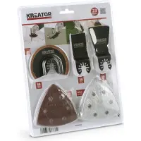 Kreator KRT990045 Accessoireset multitool - Oscillerend - 23 delig