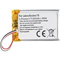 AccuCell Evolve 75 - Batterij Li-Polymer 3.7V 550mAh 2.0Wh