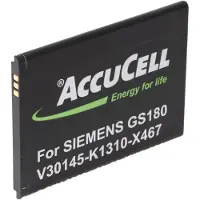 AccuCell batterij, geschikt voor Siemens Gigaset GS180, type V30145-K1310-X467, 3,85 Volt, met een capaciteit van 3000mAh