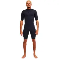 Quiksilver Everyday Sessions 2/2 Mm Shorty Met Korte Mouwen En Rits Op De Rug