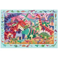Mudpuppy Zoek-En-Vind-Puzzel - Machtige Dinos - 59X39Cm - 64 Stukjes - 4 Jaar