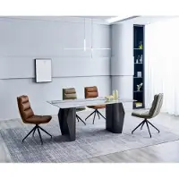 AEA Esszimmer Set Esstisch 6x Stühle Polsterstühle Designer Luxus Möbel
