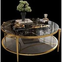 AEA Couch Tisch Glas Sofa Rund Beistell Designer Runde Tische Metall Italien Möbel