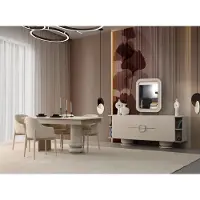 AEA Elegantes 9-tlg. Esszimmer-Set für stilvolles Speisen und Wohnen.