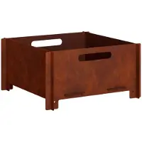 vidaXL Vuurkorf Roestkleurig 40 x 40 x 20 cm weervast staal