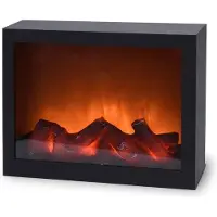 MaxxHome Led Openhaard - Sfeerhaard - Metaal - 30x25cm