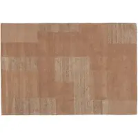 Woood Noven Handgeweven Vloerkleed - Wol - Zand - 170x240 cm