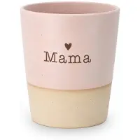 Miko Special Ceramics mok Mama – Keramieken Beker met Hartje – Cadeau voor Mama – Handgemaakt – Thee en Koffie Mok – Moederdag Cadeau – Uniek Design
