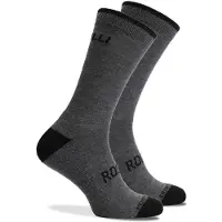 Rogelli Chaussettes Velo Merino Wool - Unisexe - Gris