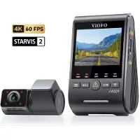 Viofo A329S IR 2CH - Dashcam - 4K 60fps - 2K Infrarood Interieurcamera - Sony STARVIS 2 - 210° Beeldhoek - WiFi 6 - GPS