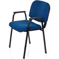 Hjh OFFICE XT 650 - Vergaderstoel / bezoekerstoel Blauw