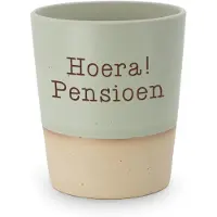 Miko Special Ceramics mok - Hoera Pensioen! - Mok / beker voor koffie