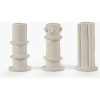 Serax - Marie Michielssen Marie - Kandelaar - Beige - 5 Ø - H 10cm - 3 stuks
