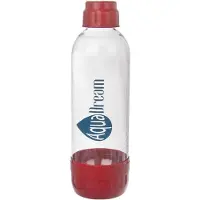 Orion AquaDream Serie - Rode Watervoorraadfles - 1,1L - Transparant - Snel Sluitend