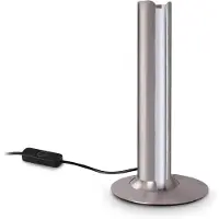 Ideal Lux Tafellamp Dorica, dimbaar, brons / oud-messing, Woon-/ Eetkamer, Aluminium, Modern, Tafellamp