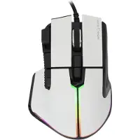 White Shark MARROK Wit, Geschikt voor rechtshandigen, Optisch, USB Type-A, 12000 DPI, Wit