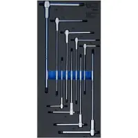 Bgs Gereedschapskist 1/3: Schroevenset met schuifgreep, 1239,6 mm, 1,24 kg