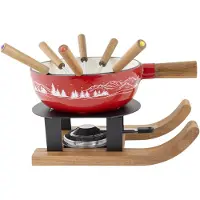 Cosy & Trendy Fondueset Aspen Ski 22 cm