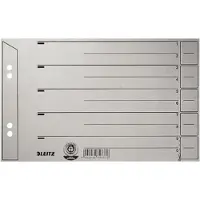 Leitz Numerieke tabbladen A5 Grijs Karton Rechthoekig 200 g/m² 1656 100 Stuks