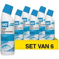 Hg 6x Toiletgel Hygiënisch 500 Ml