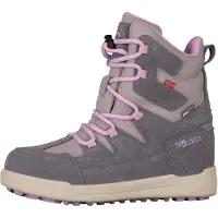 TROLLKIDS Snowboots 'Finnmark' zilvergrijs / rosé