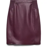 Vero Moda - VMBUTTERSIA HW COATED SKIRT NOOS - Dames - Rokken