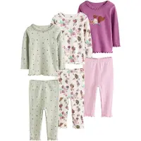 Next Nachtkledij ecru / turquoise / mintgroen / lila