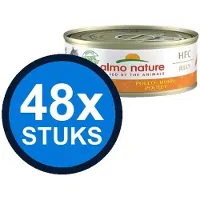 Almo Nature 48x HFC - Kalfsvlees - Kattenvoer Natvoer Blik - 70g