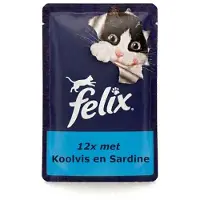 Felix Original Koolvis en Sardine - Monopack - 12x85g