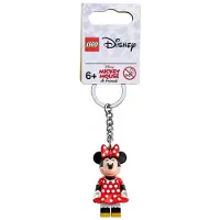 LEGO Disney Minnie sleutelhanger, sleutelhanger, meerkleurig, figuurtje, geschikt voor kinderen vanaf 6 jaar, 150 mm