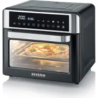 Severin 2-in-1 toasteroven en heteluchtfriteuse met 25 liter inhoud en LED-display