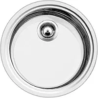 BLANCO RONDOSOL-IF, Wastafel voor opbouw, Ovaal, Roestvrij staal, Roestvrij staal, 1 kom, Ovaal