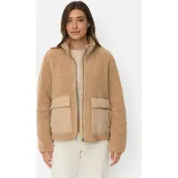 Camel active Teddyjas met zachte fleece binnenkant - Maat womenswear-48 - Zand